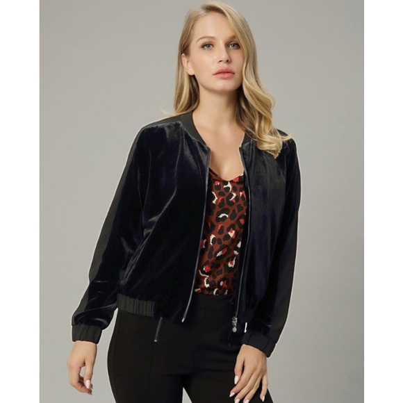 Jus d’Orange**Black Velvet Jacket***Large $168 - Picture 1 of 8